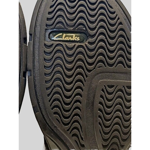 Mens Clarks Hommes Black Leather Lace Up Mens Size 9M 70851 - Picture 8 of 10